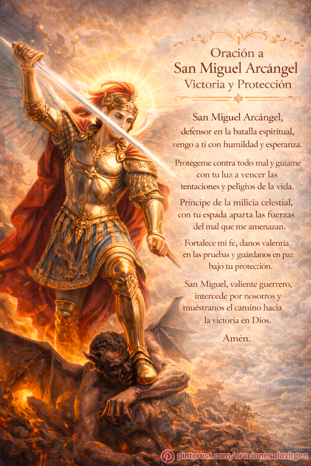 Oración a San Miguel Arcángel